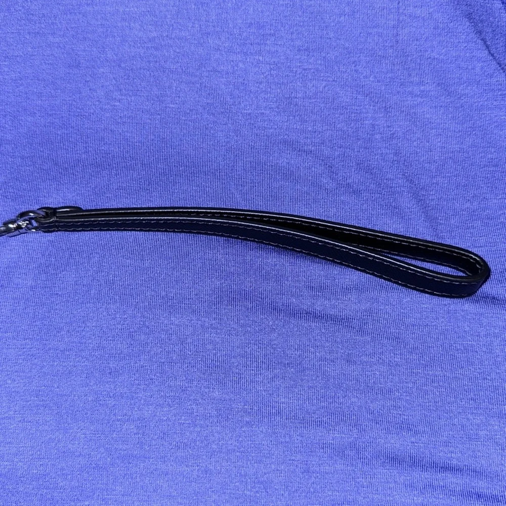 kate spade Black, White and Gray double zip Wristlet